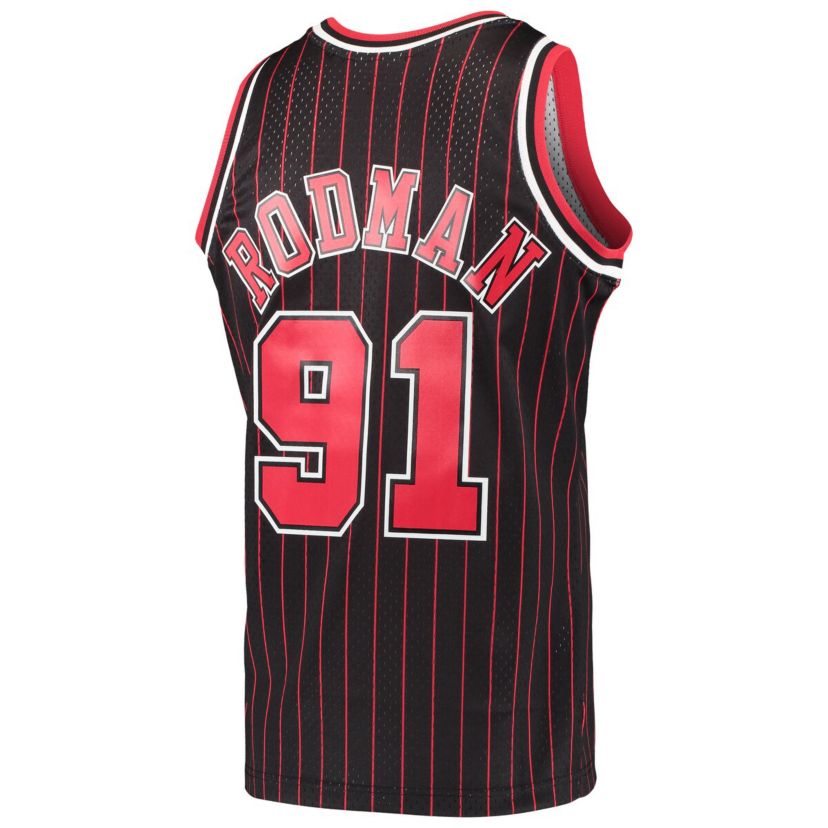 NBA Dennis Rodman Chicago Bulls Hardwood Classics Swingman Jersey