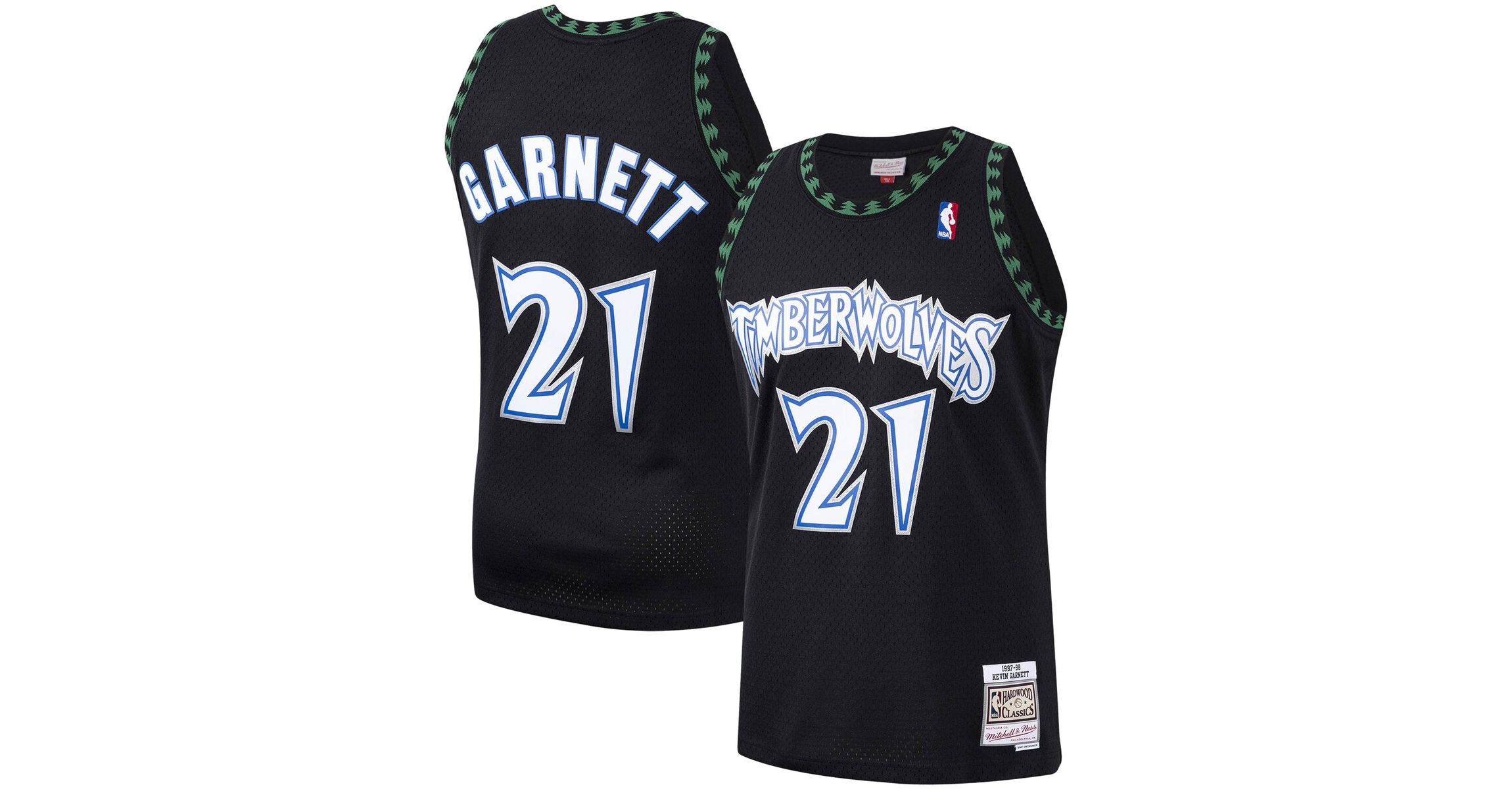 NBA Kevin Garnett Minnesota Timberwolves Hardwood Classics Swingman Jersey