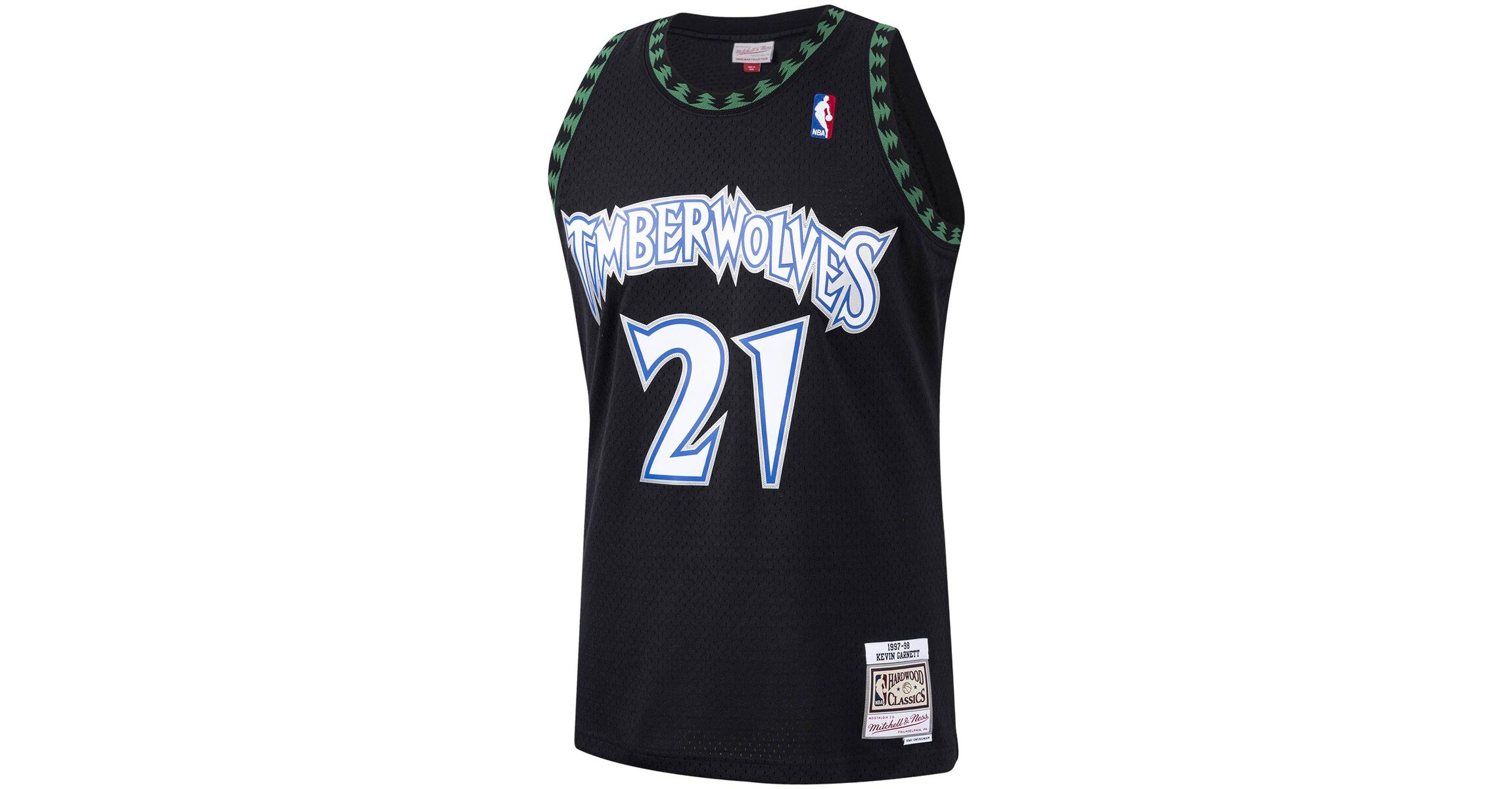 NBA Kevin Garnett Minnesota Timberwolves Hardwood Classics Swingman Jersey