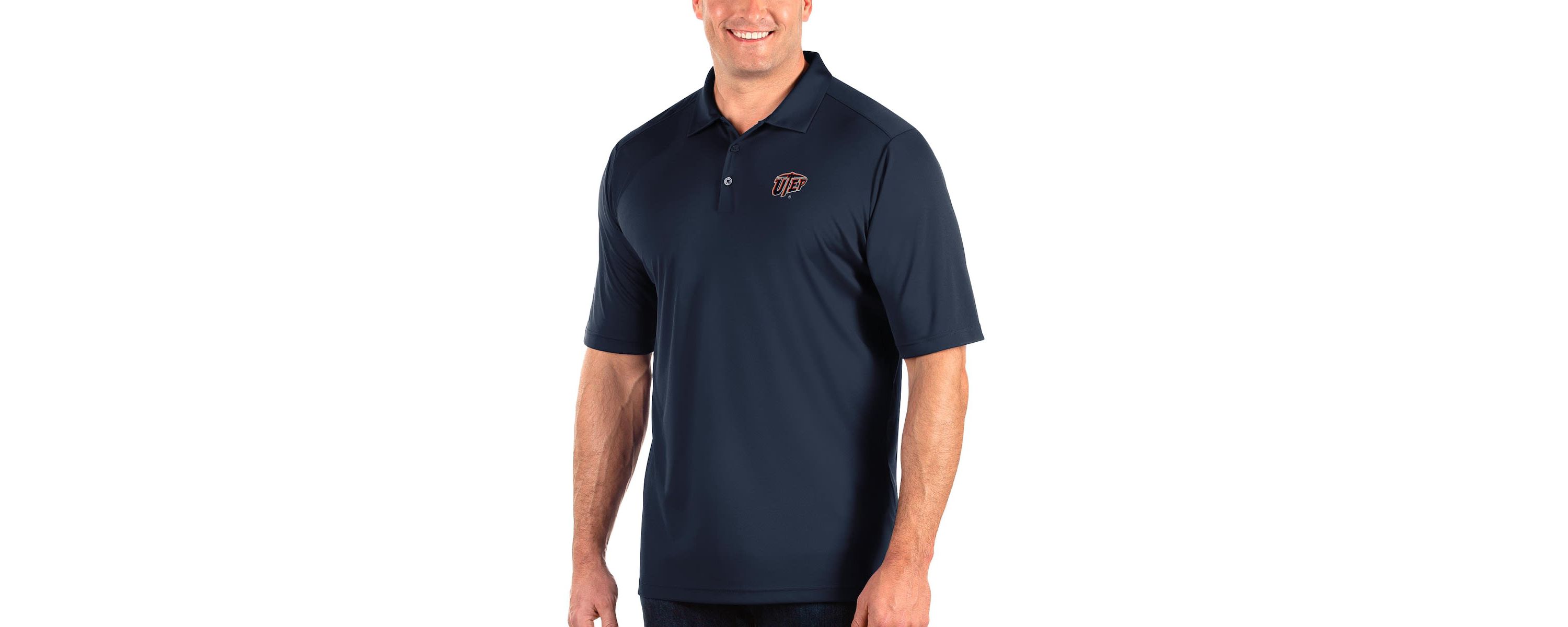 NCAA UTEP Miners Big & Tall Tribute Polo