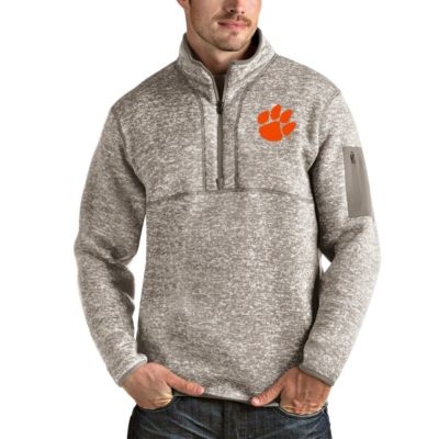 NCAA Clemson Tigers Fortune Half-Zip Pullover Jacket