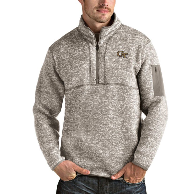 Georgia Tech Yellow Jackets NCAA Georgia Tech Jackets Fortune Half-Zip Pullover Jacket