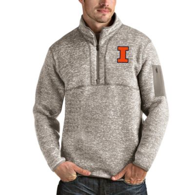NCAA Illinois Fighting Illini Fortune Half-Zip Pullover Jacket