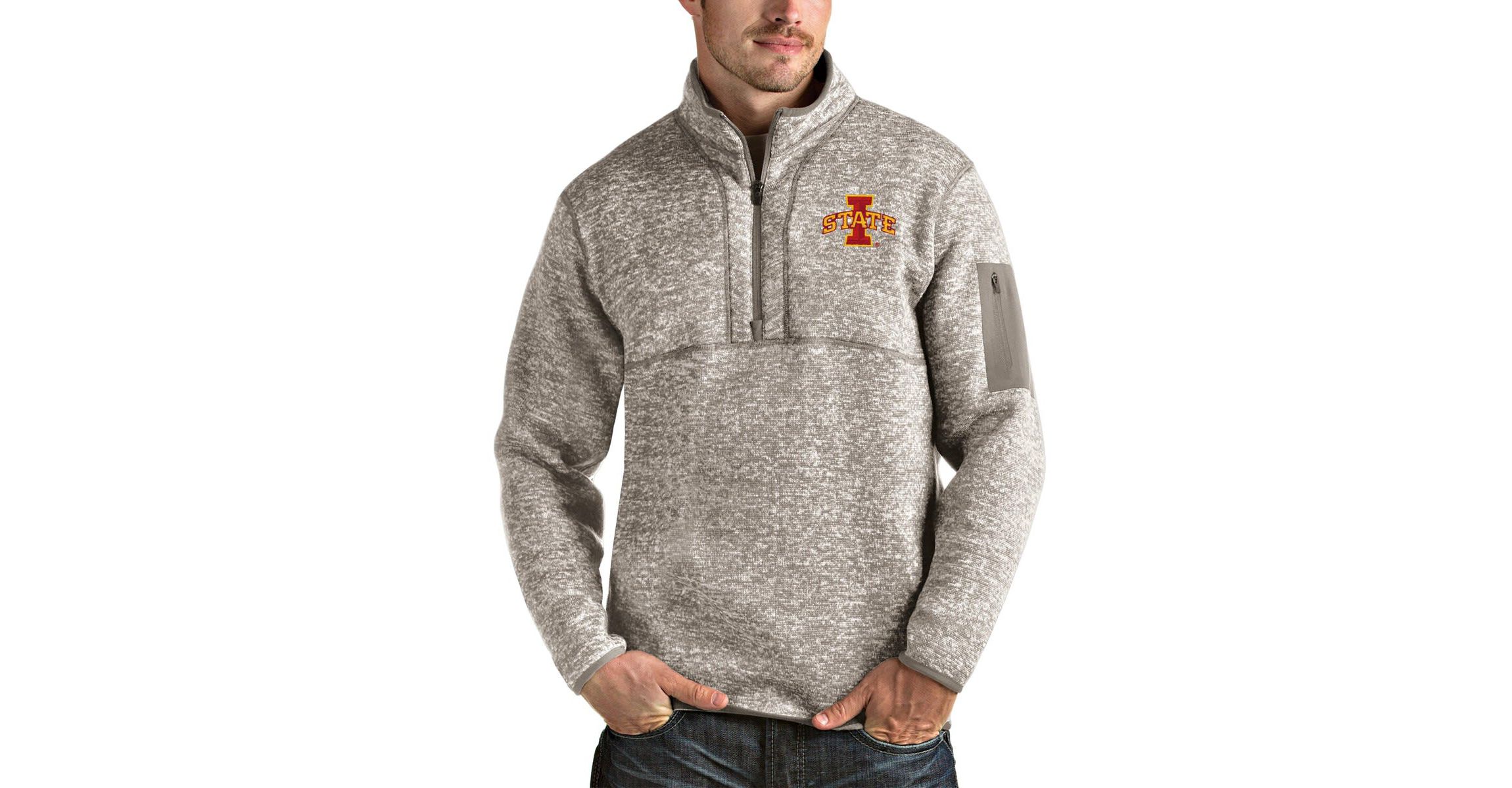 NCAA Iowa State Cyclones Fortune Half-Zip Pullover Jacket