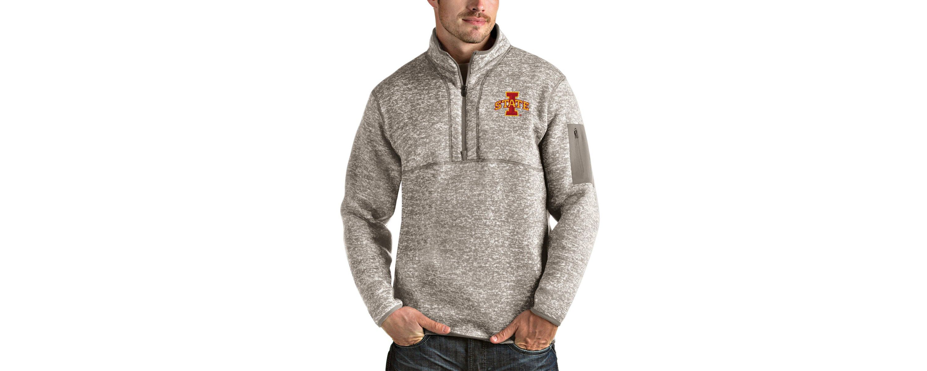 NCAA Iowa State Cyclones Fortune Half-Zip Pullover Jacket