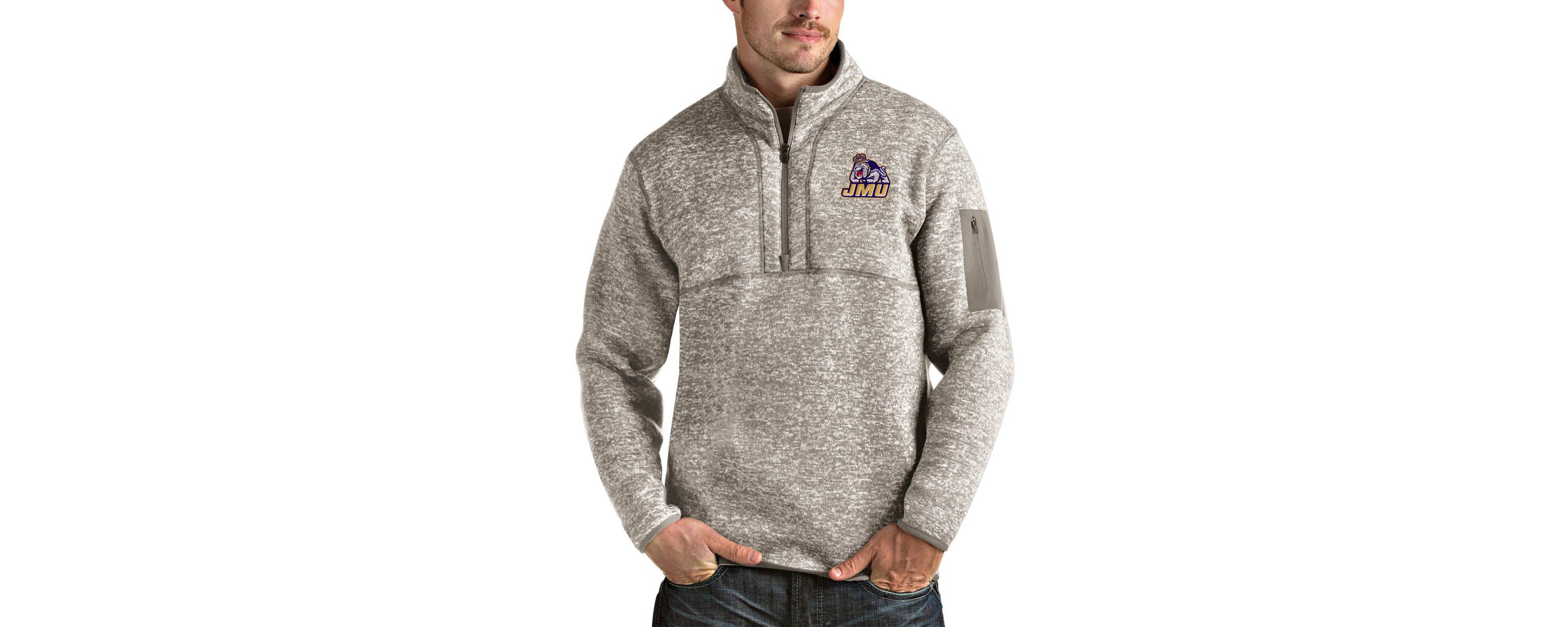 NCAA James Madison Dukes Fortune Half-Zip Pullover Jacket