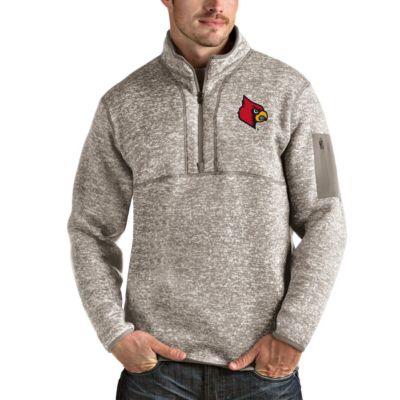 NCAA Louisville Cardinals Fortune Half-Zip Pullover Jacket