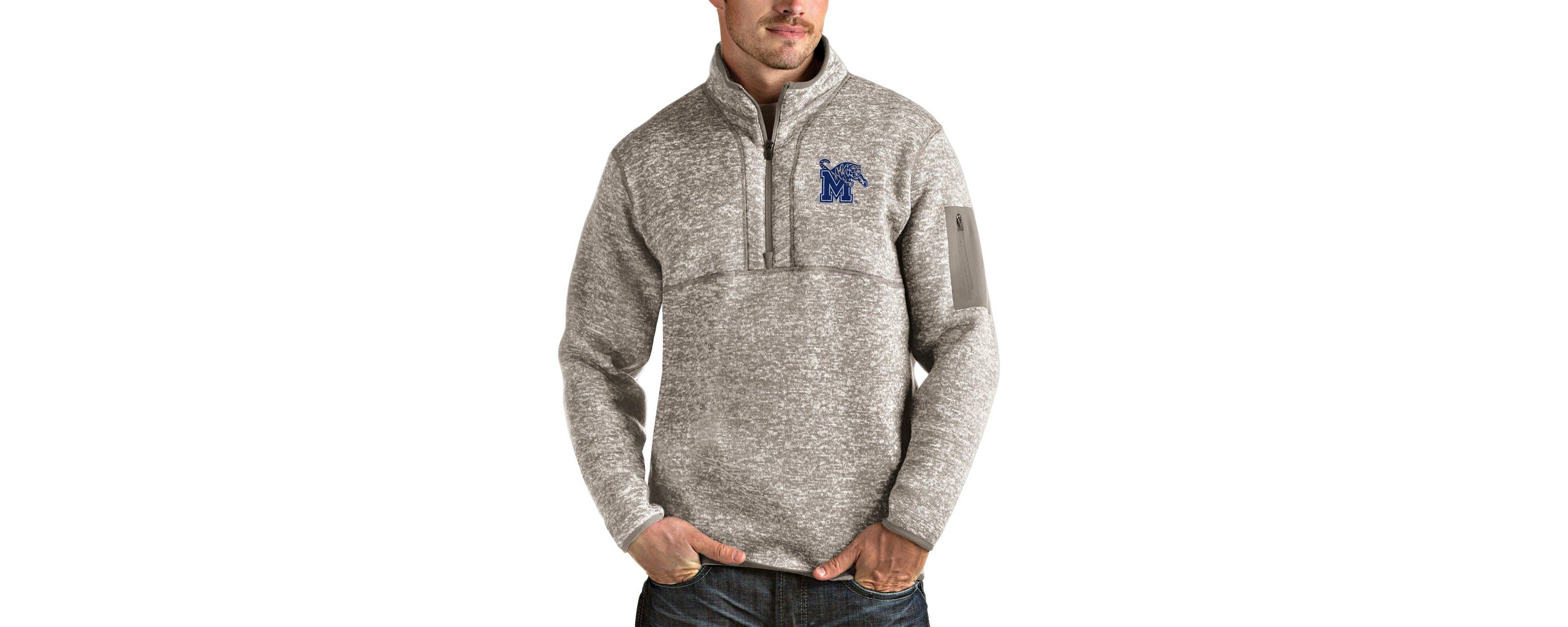 NCAA Memphis Tigers Fortune Half-Zip Pullover Jacket