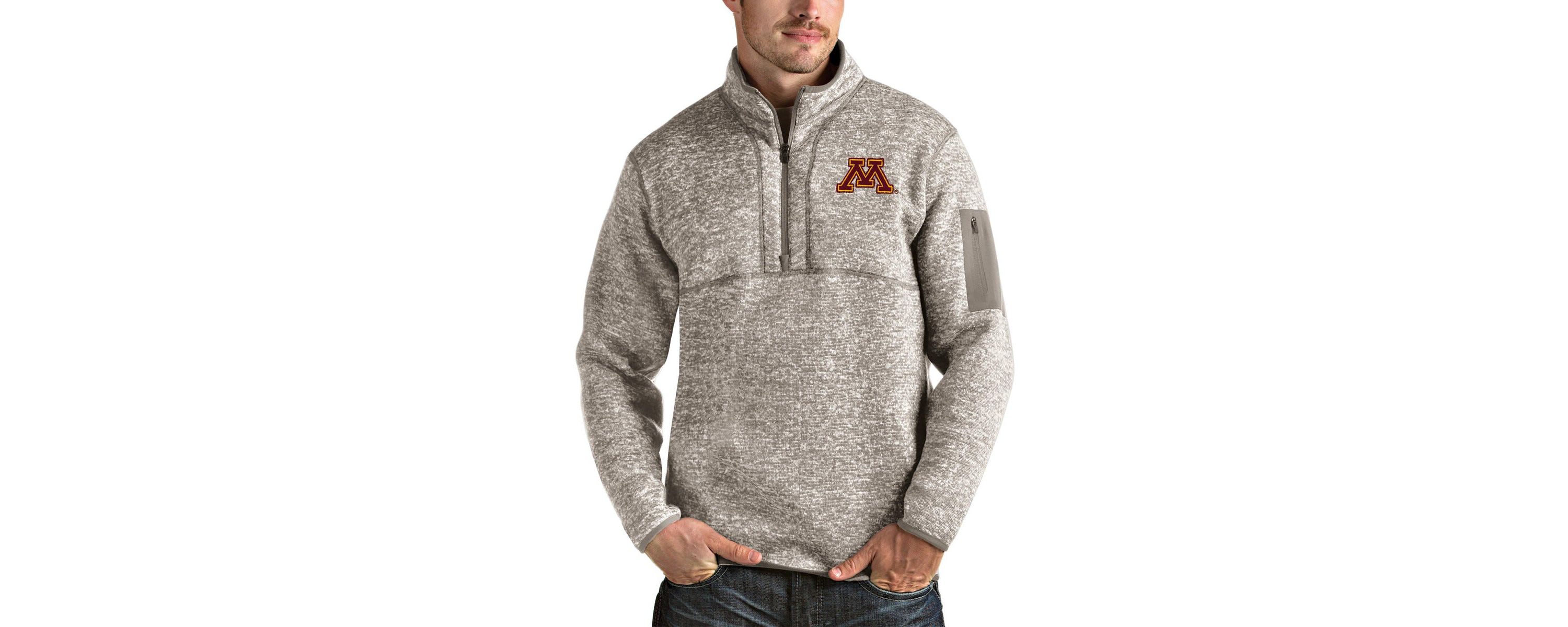 NCAA Minnesota Golden Gophers Fortune Half-Zip Pullover Jacket