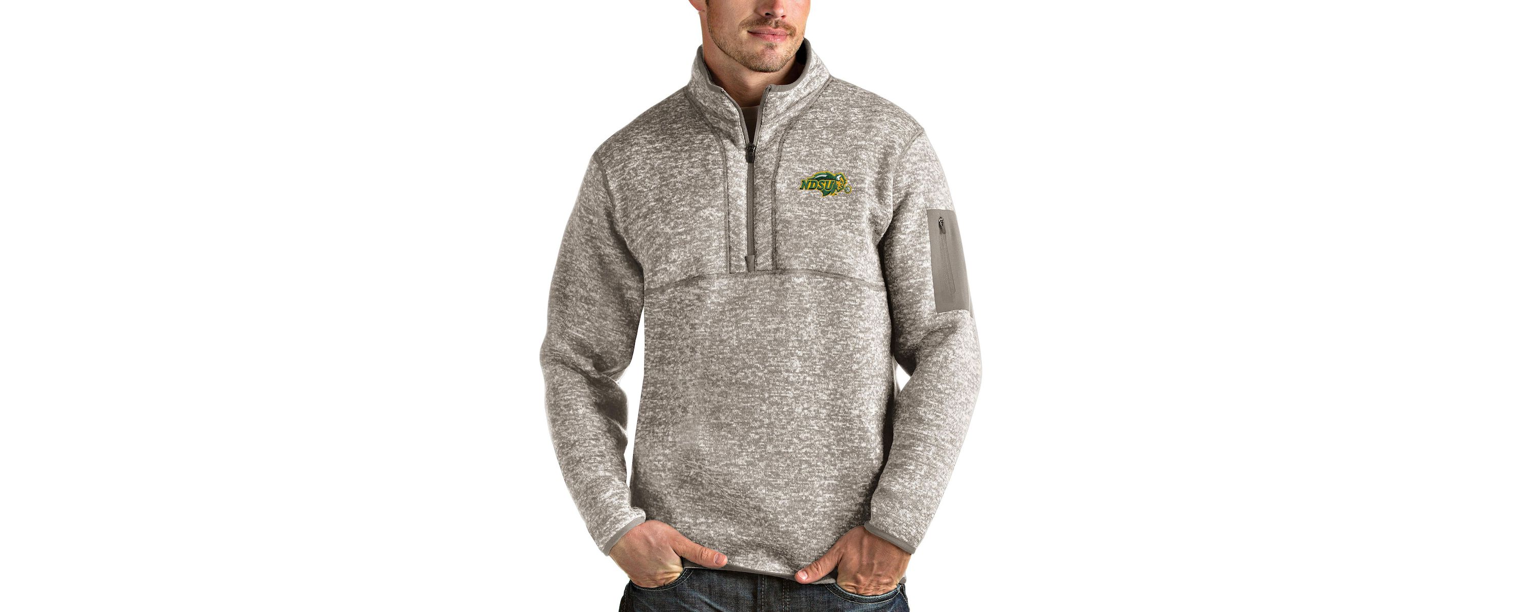 NCAA NDSU Bison Fortune Half-Zip Pullover Jacket