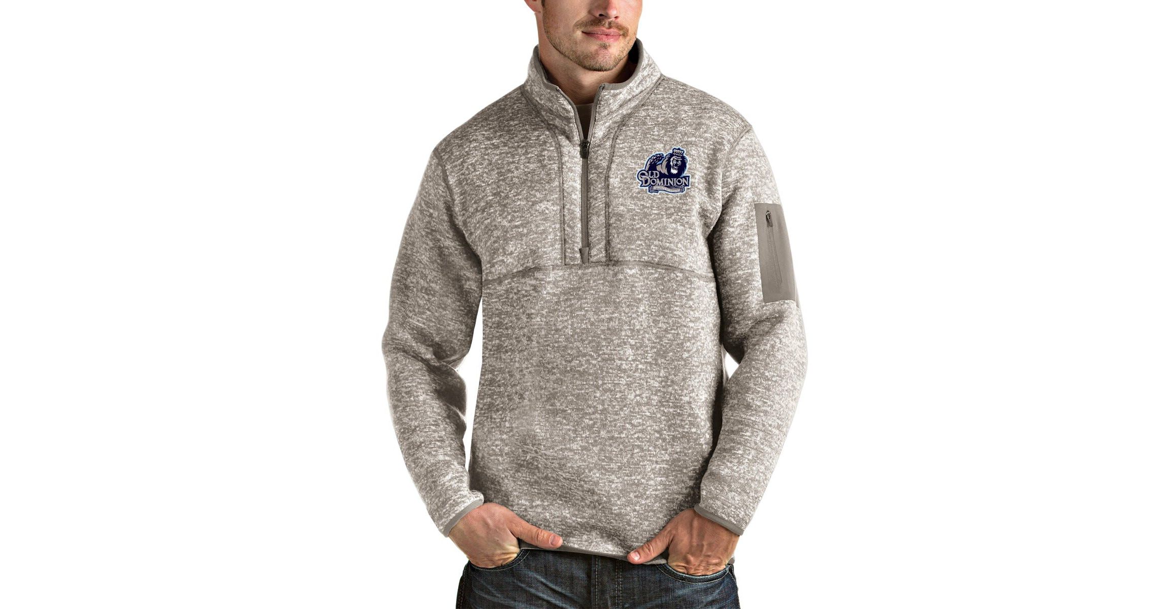 NCAA Old Dominion Monarchs Fortune Half-Zip Pullover Jacket