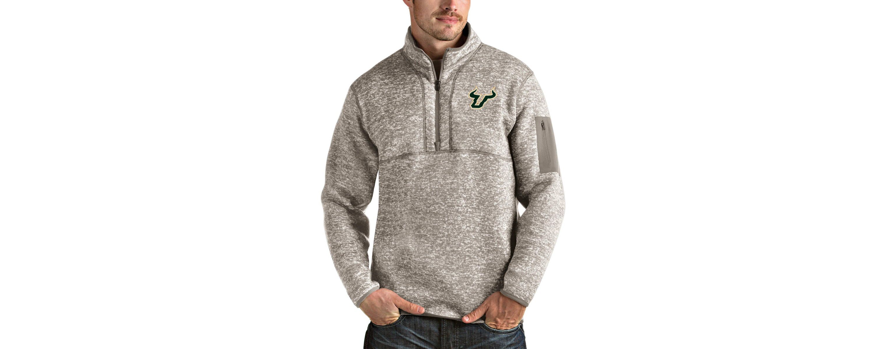 NCAA South Florida Bulls Fortune Half-Zip Pullover Jacket