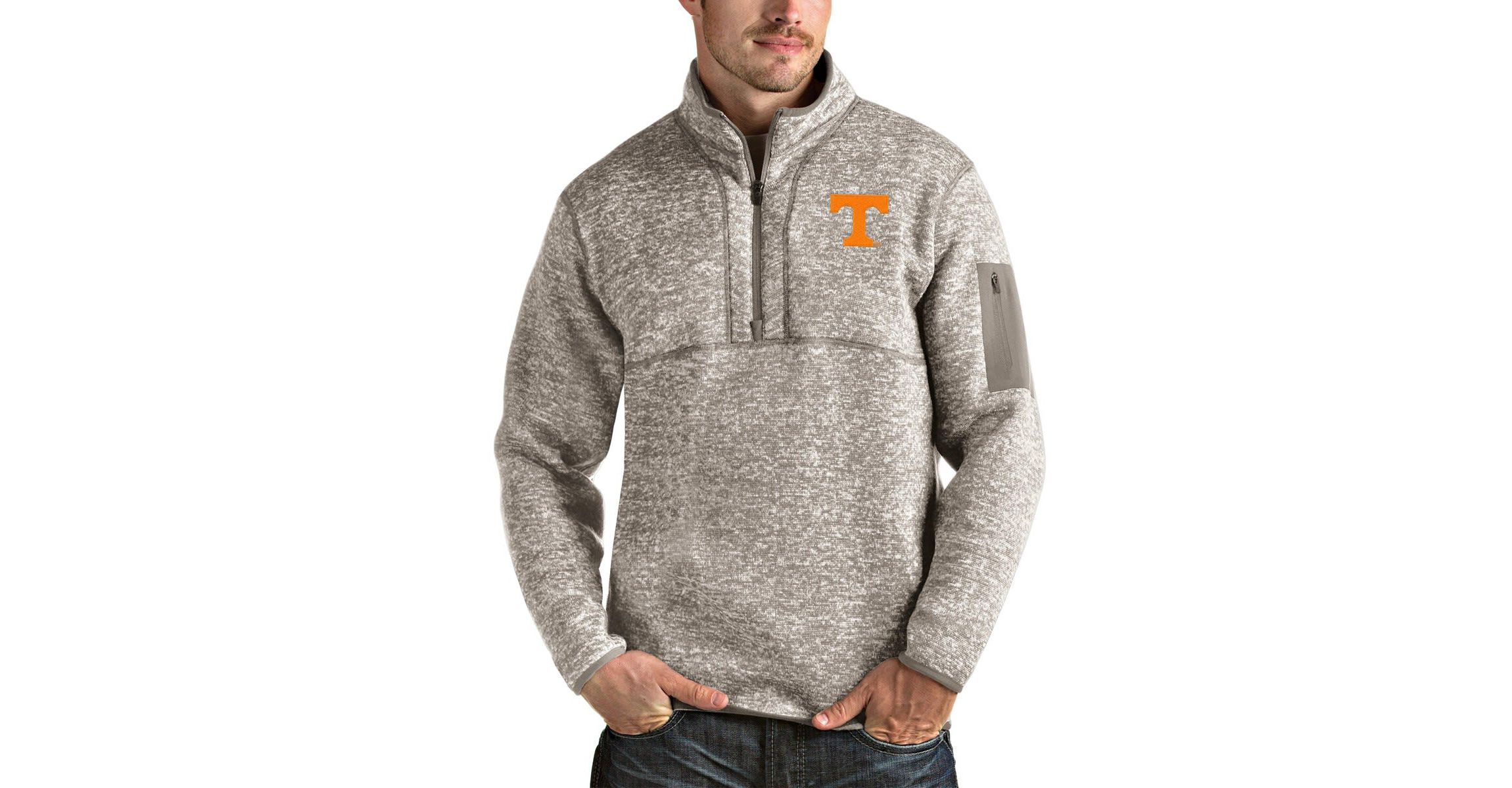 NCAA Tennessee Volunteers Fortune Half-Zip Pullover Jacket