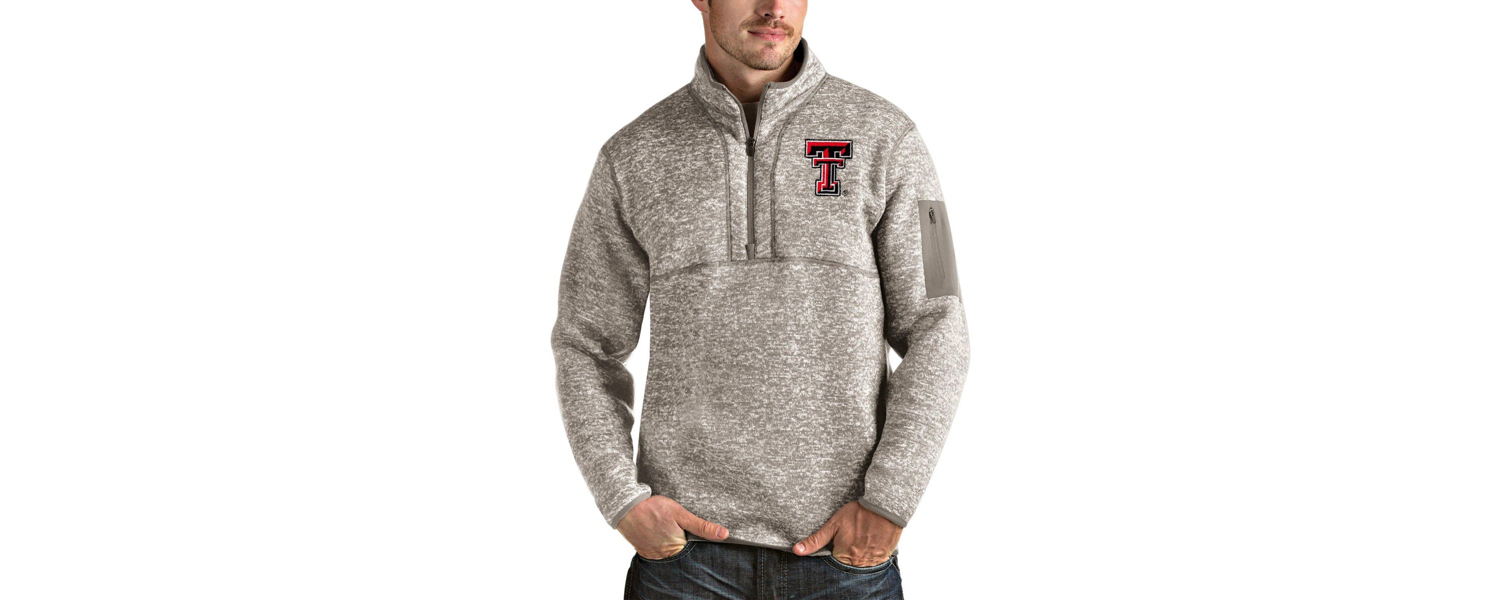Texas Tech Red Raiders NCAA Texas Tech Raiders Fortune Half-Zip Pullover Jacket