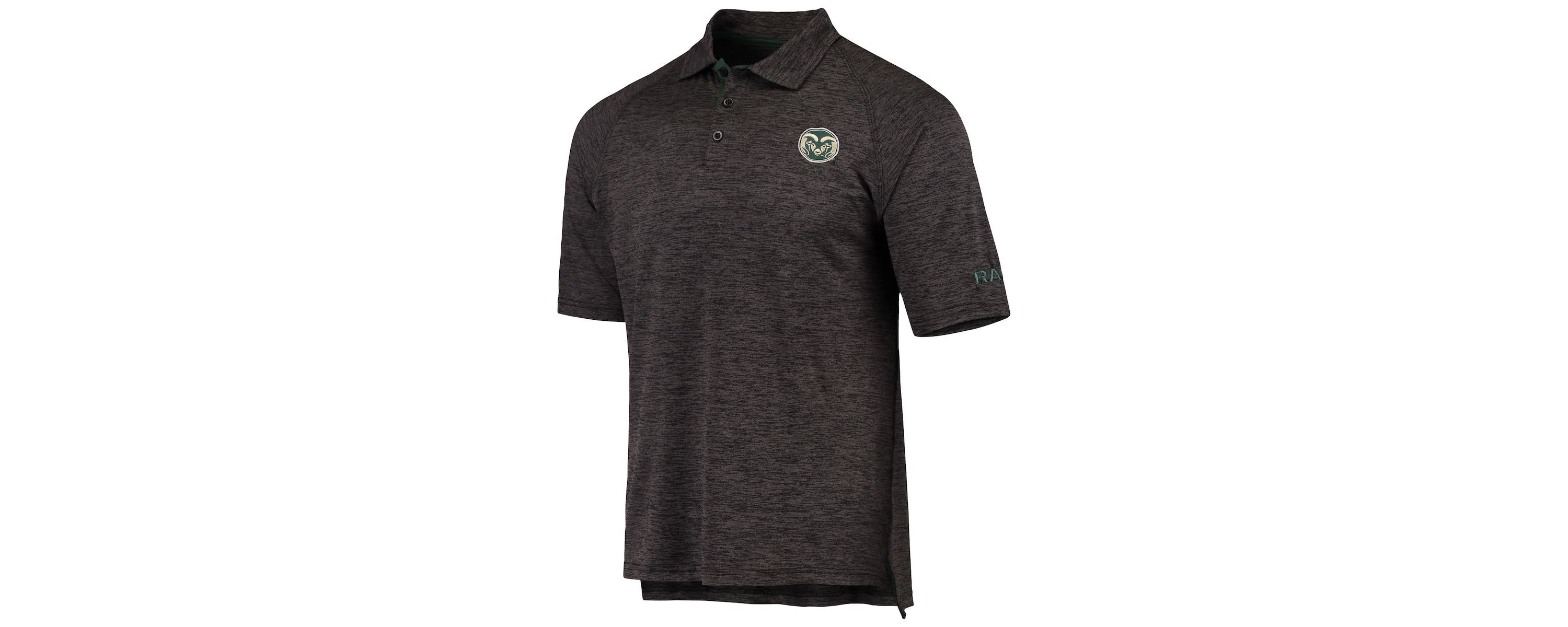 NCAA ed Colorado State Rams Logo Down Swing Polo