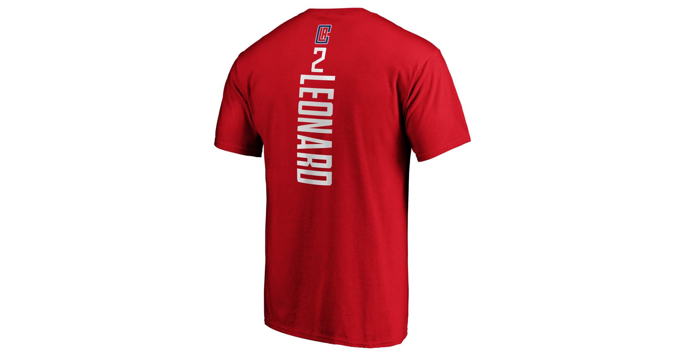 Los Angeles Clippers NBA Fanatics Kawhi Leonard LA Clippers Team Playmaker Name & Number T-Shirt