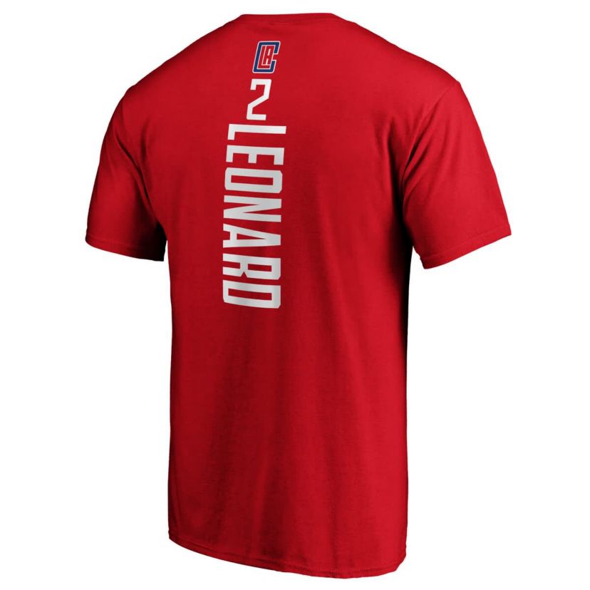 Los Angeles Clippers NBA Fanatics Kawhi Leonard LA Clippers Team Playmaker Name & Number T-Shirt