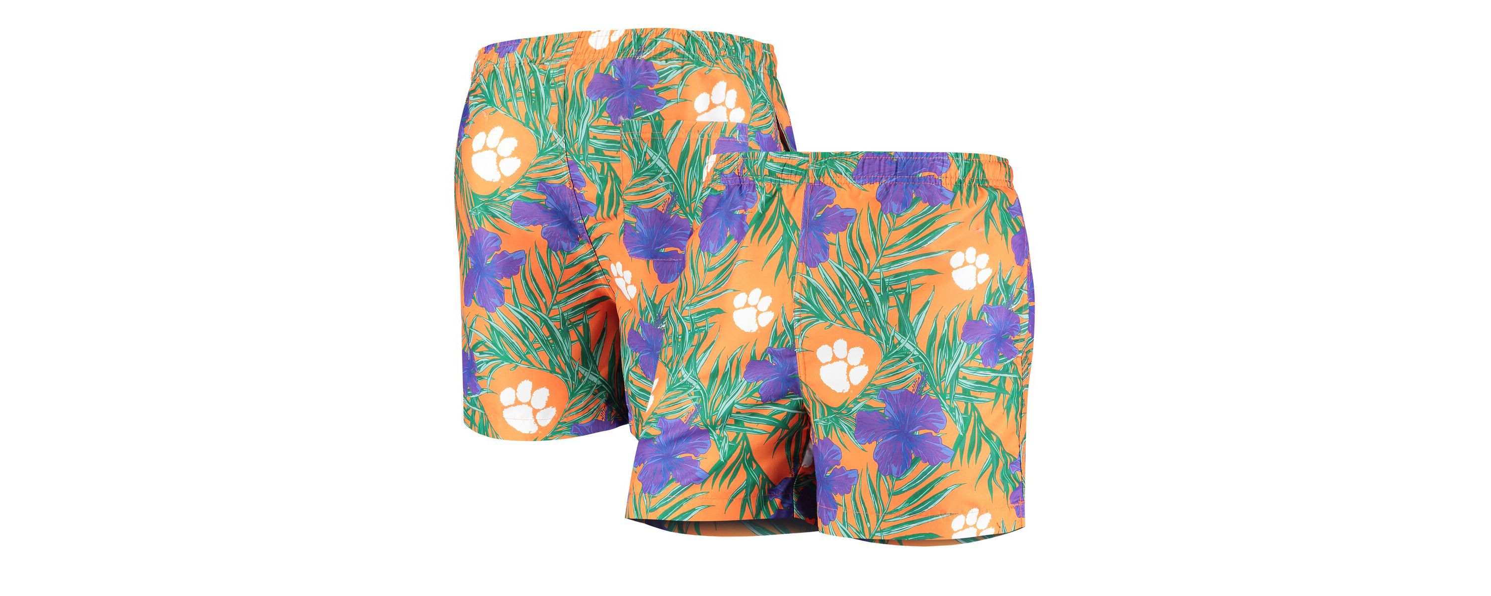 NCAA Clemson Tigers Swimming Trunks