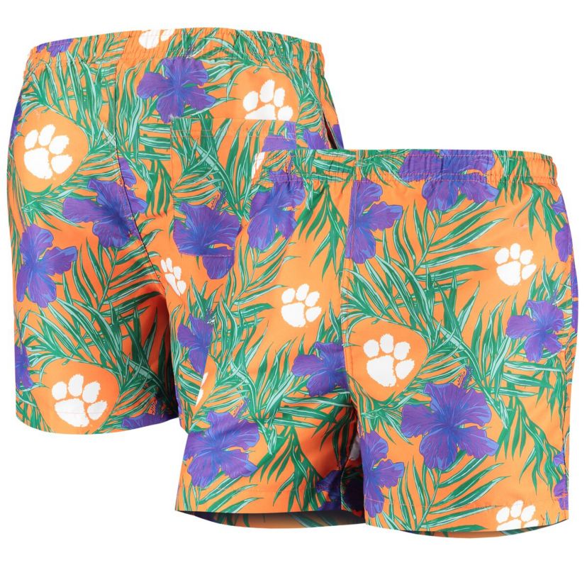NCAA Clemson Tigers Swimming Trunks