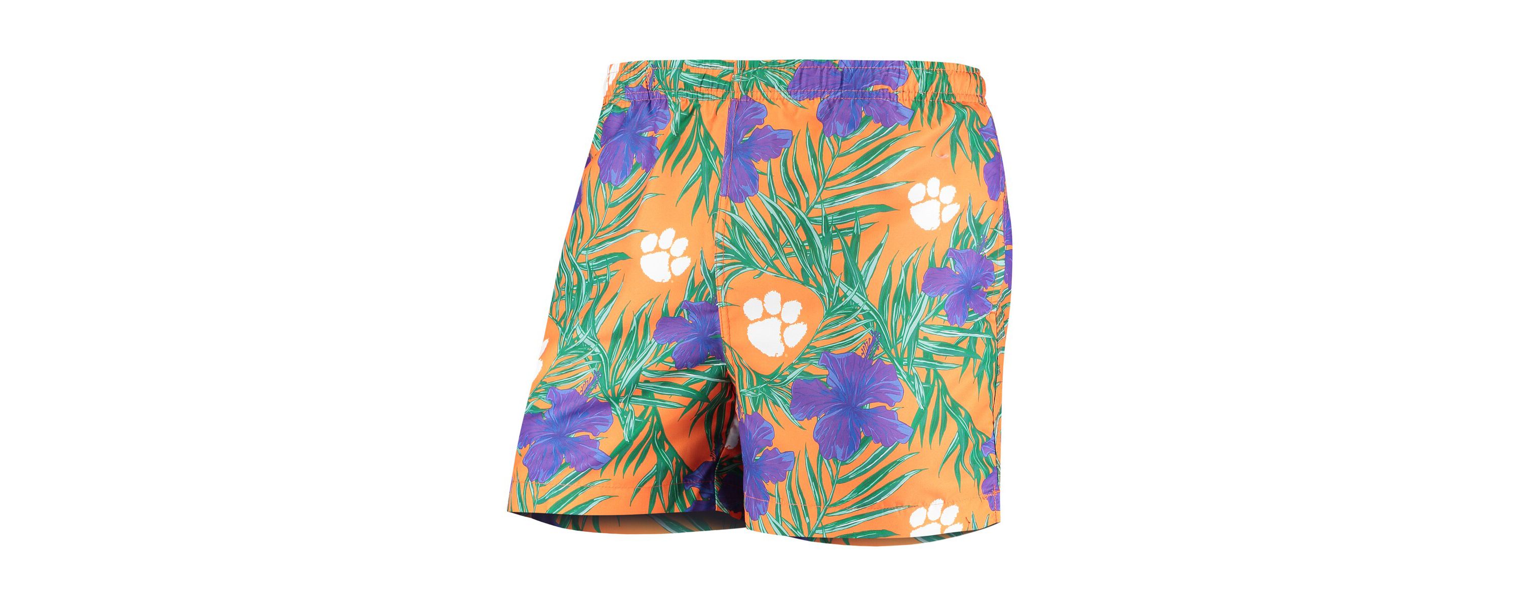 NCAA Clemson Tigers Swimming Trunks
