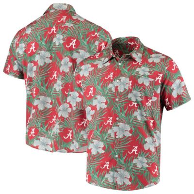 Alabama Crimson Tide NCAA Floral Button-Up Shirt