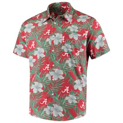 Alabama Crimson Tide NCAA Floral Button-Up Shirt
