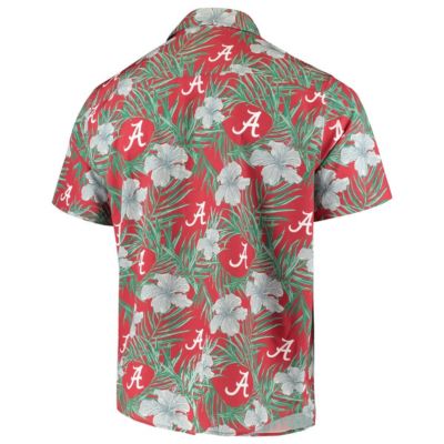 Alabama Crimson Tide NCAA Floral Button-Up Shirt