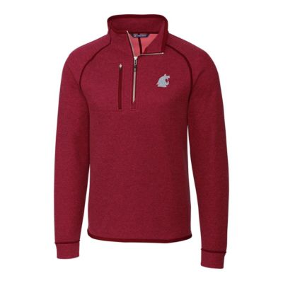 NCAA Washington State Cougars Mainsail Half-Zip Pullover Jacket