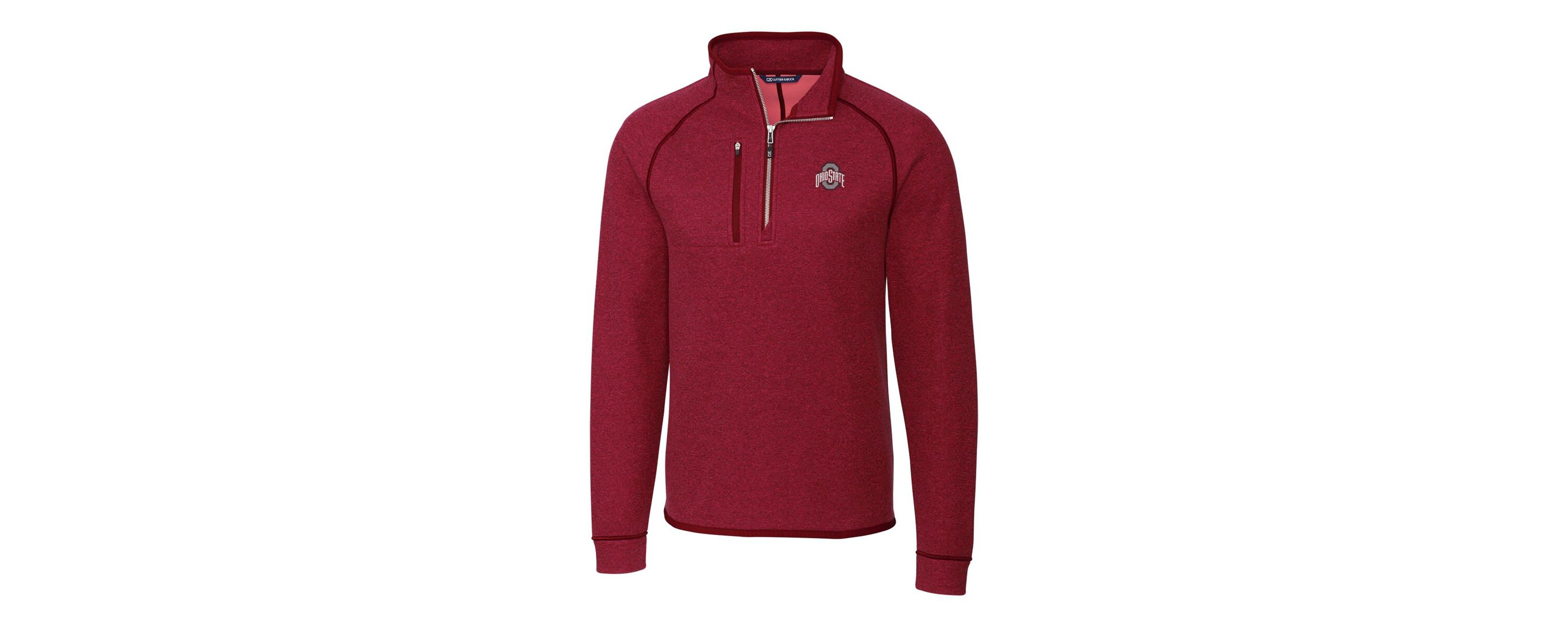 NCAA Ohio State Buckeyes Mainsail Half-Zip Pullover Jacket