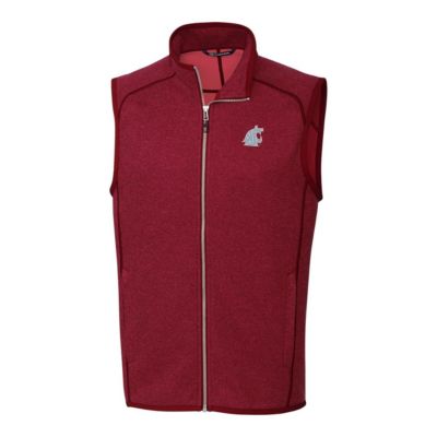 NCAA Washington State Cougars Mainsail Full-Zip Vest