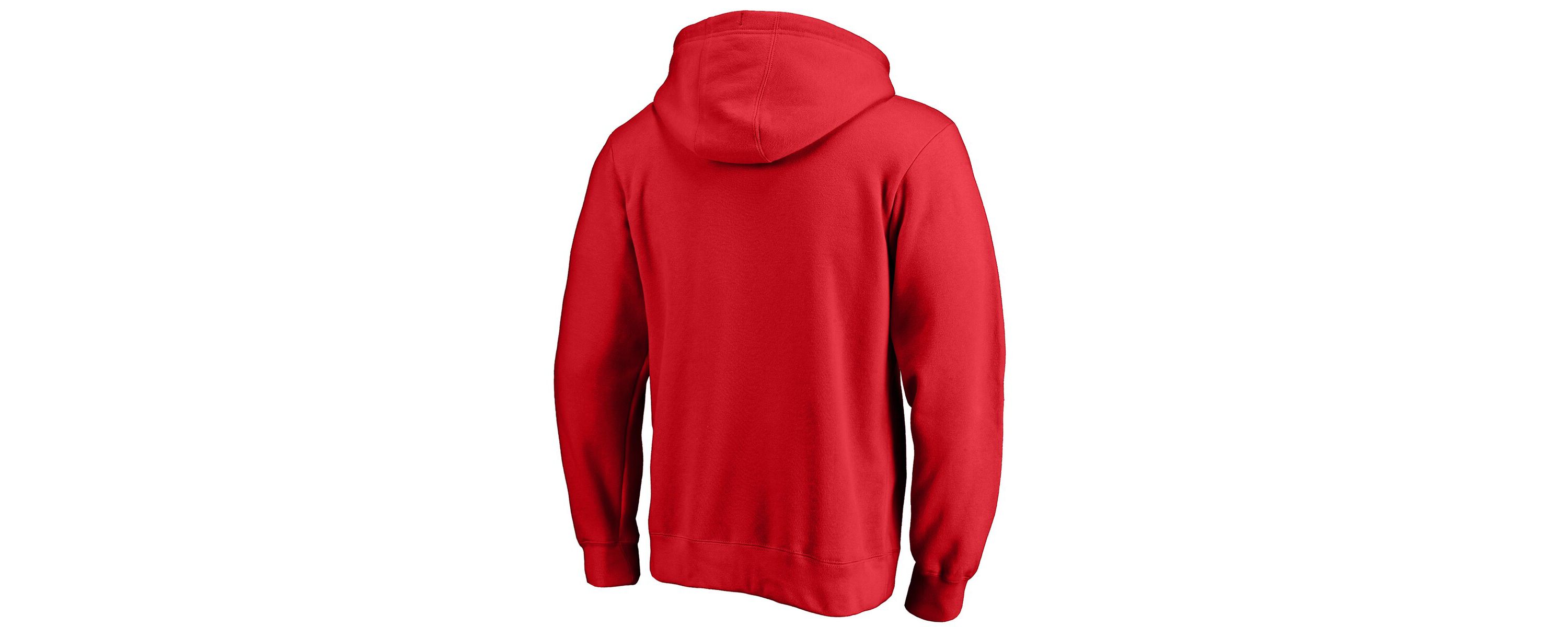 NBA Fanatics Washington Wizards Icon Primary Logo Fitted Pullover Hoodie