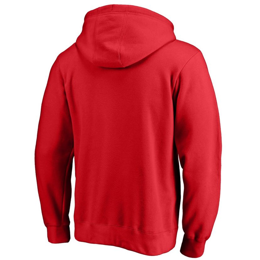 NBA Fanatics Washington Wizards Icon Primary Logo Fitted Pullover Hoodie