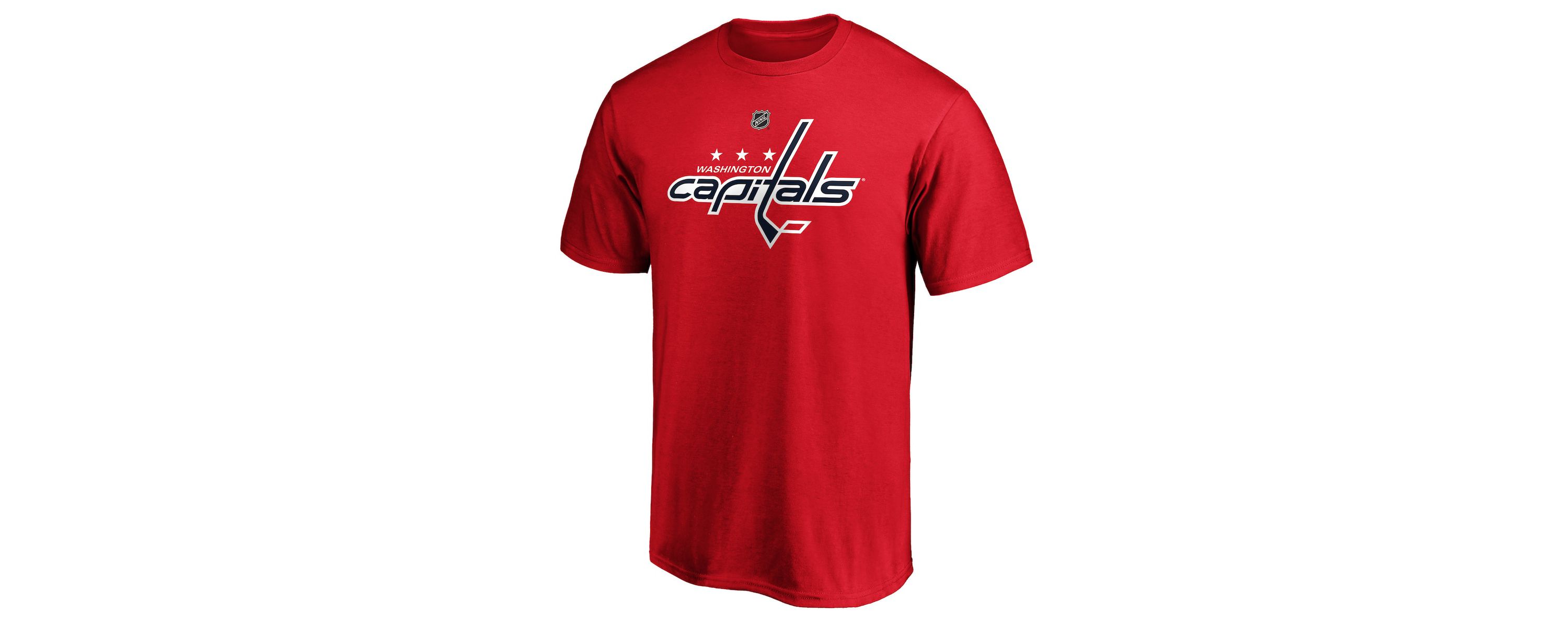 NHL Tom Washington Capitals Team Authentic Stack Name & Number T-Shirt
