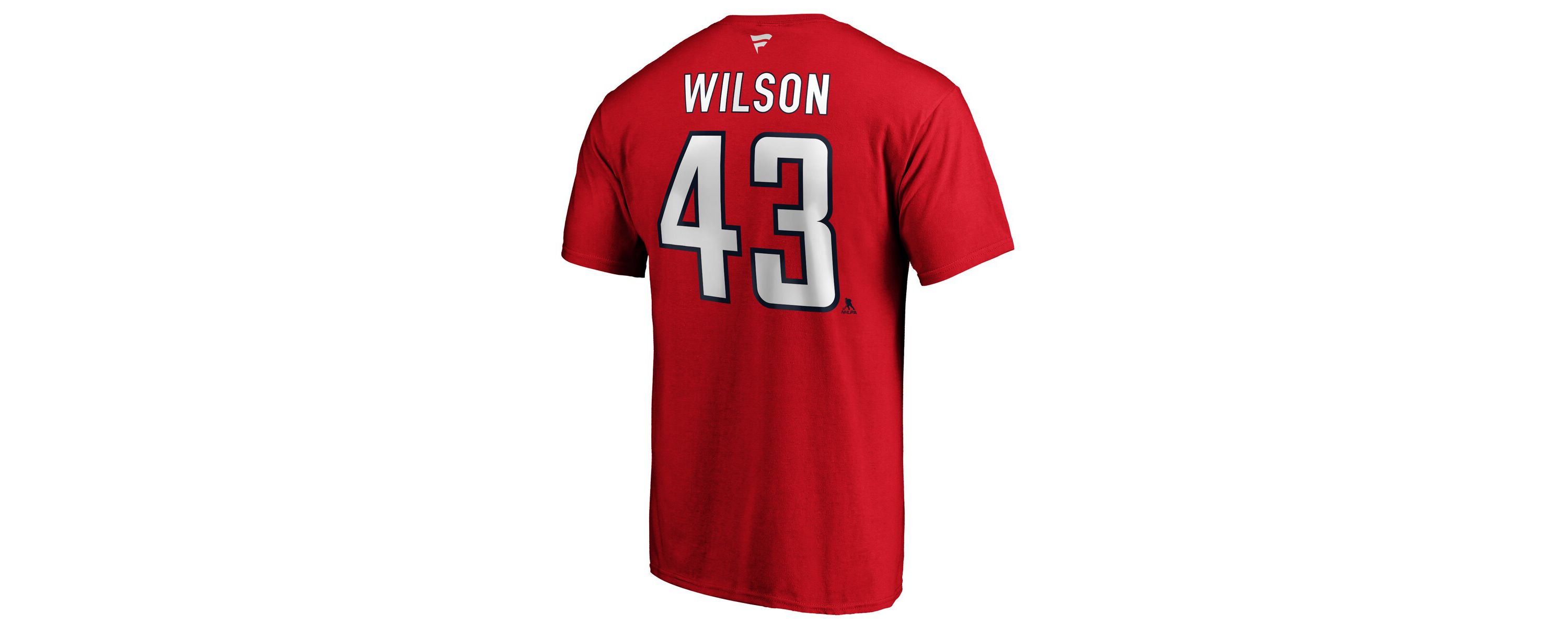 NHL Tom Washington Capitals Team Authentic Stack Name & Number T-Shirt