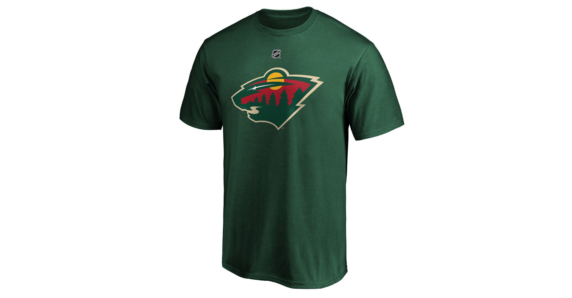 NHL Fanatics Mats Zuccarello Minnesota Wild Authentic Stack Name & Number Team T-Shirt