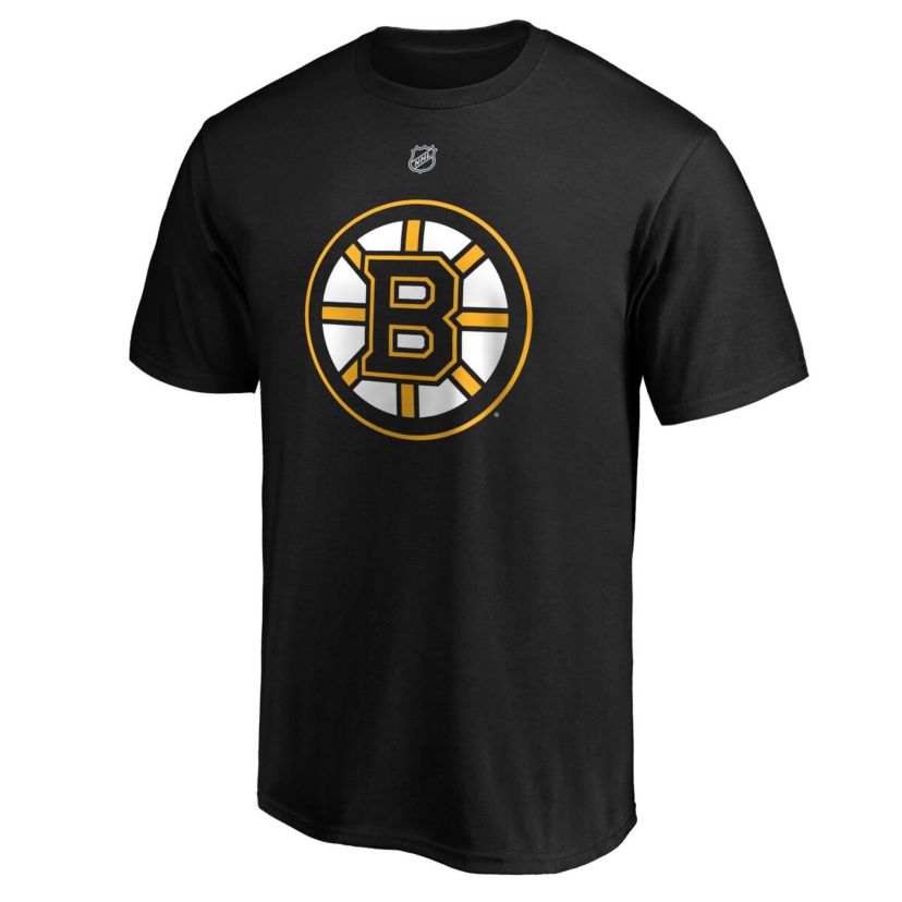 NHL Brad Marchand Team Authentic Stack Name & Number T-Shirt