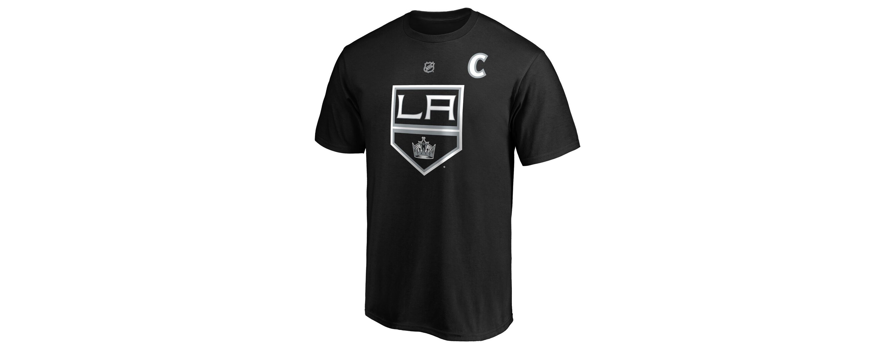 NHL Anze Kopitar Los Angeles Kings Team Authentic Stack Name & Number T-Shirt