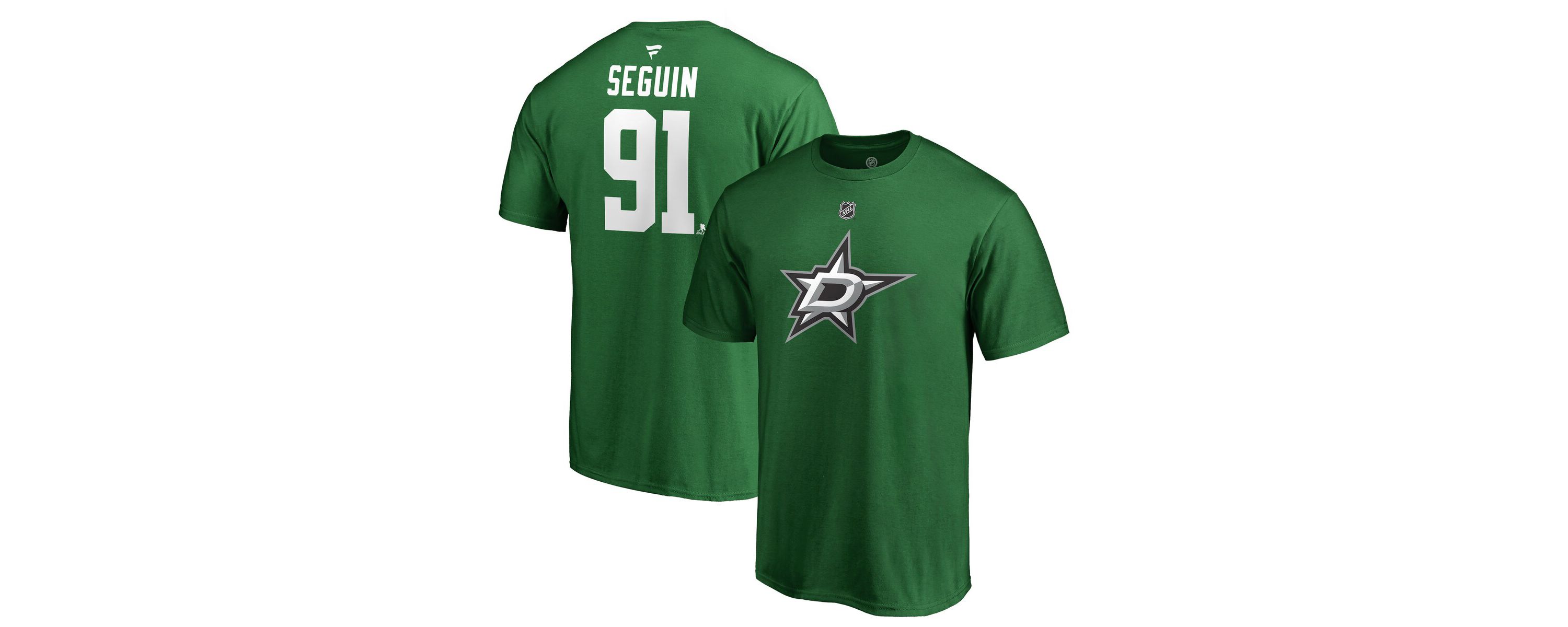 NHL Tyler Seguin Kelly Dallas Stars Team Authentic Stack Name & Number T-Shirt