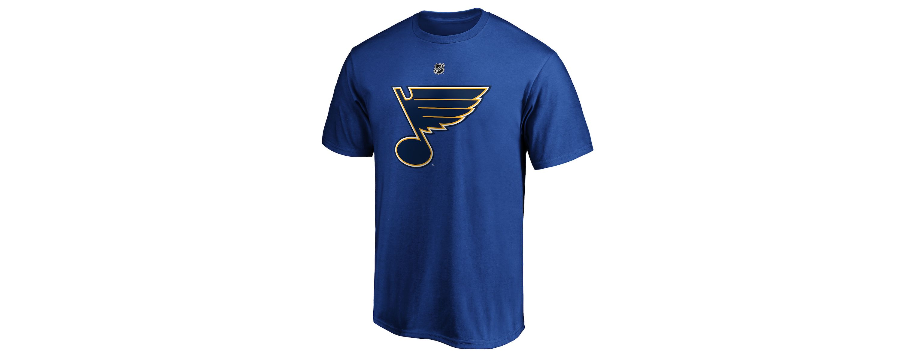 NHL Jordan Binnington St. Louis Blues Team Authentic Stack Name & Number T-Shirt