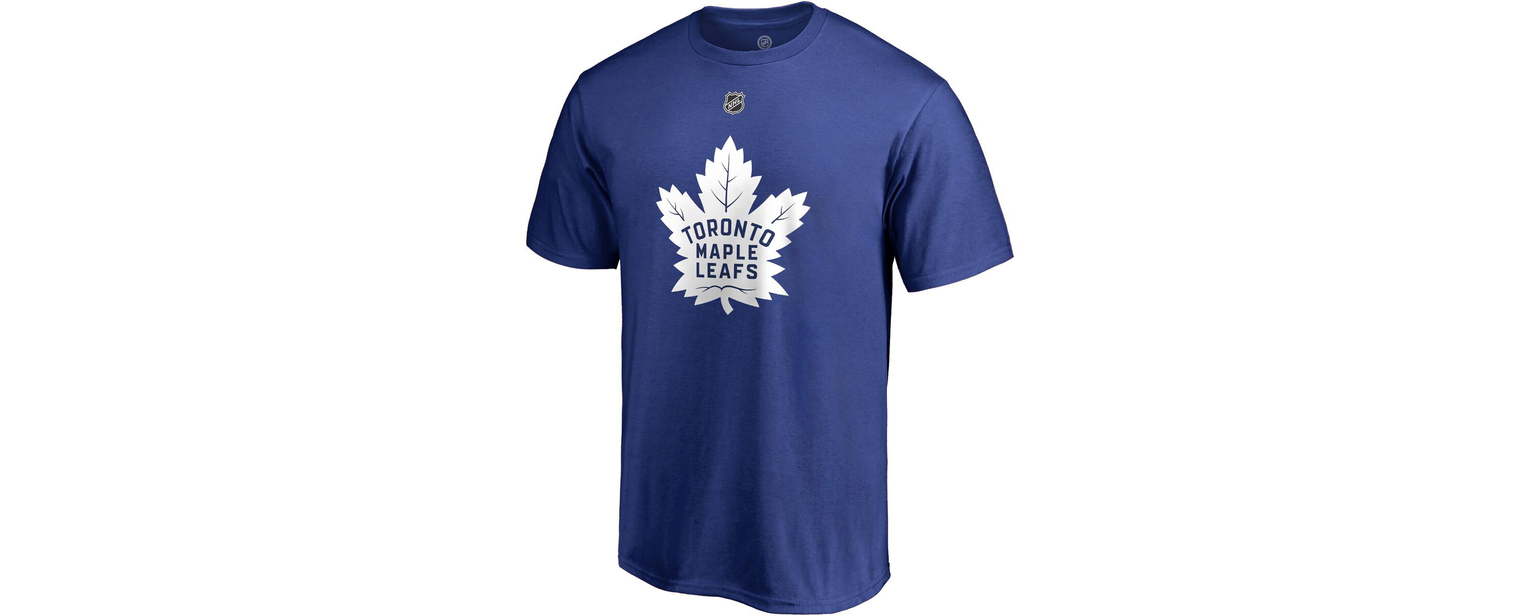 NHL Fanatics Auston Matthews Toronto Maple Leafs Team Authentic Stack Name & Number T-Shirt
