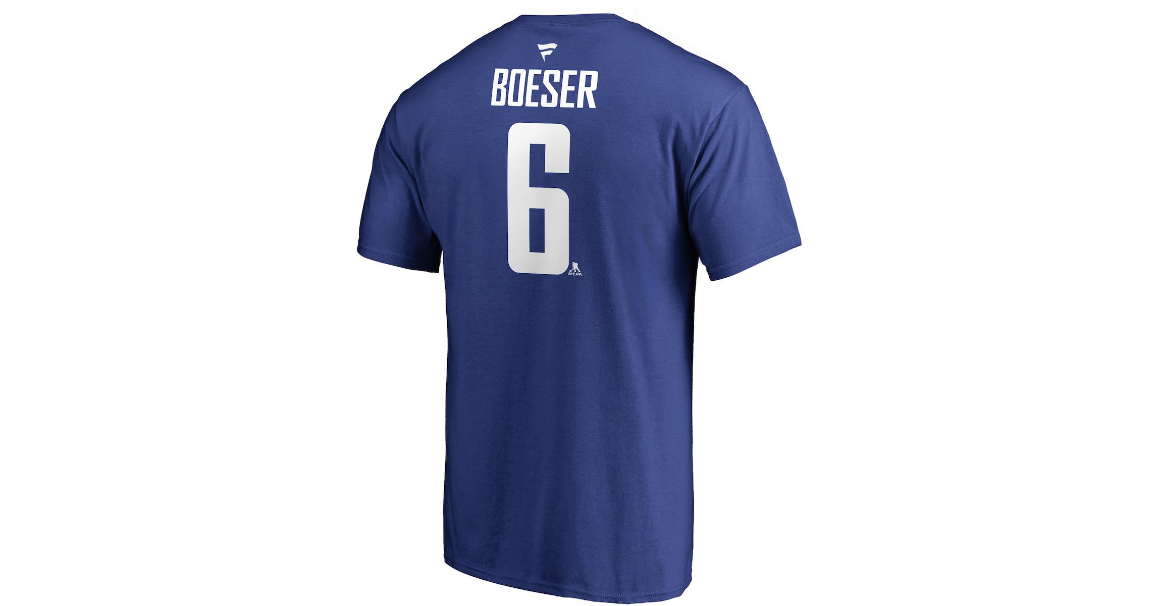 NHL Fanatics Brock Boeser Vancouver Canucks Team Authentic Stack Name & Number T-Shirt