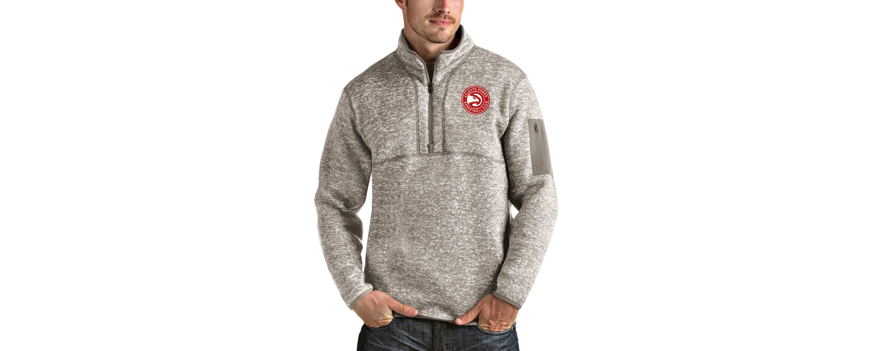 NBA Atlanta Hawks Fortune Quarter-Zip Pullover Jacket