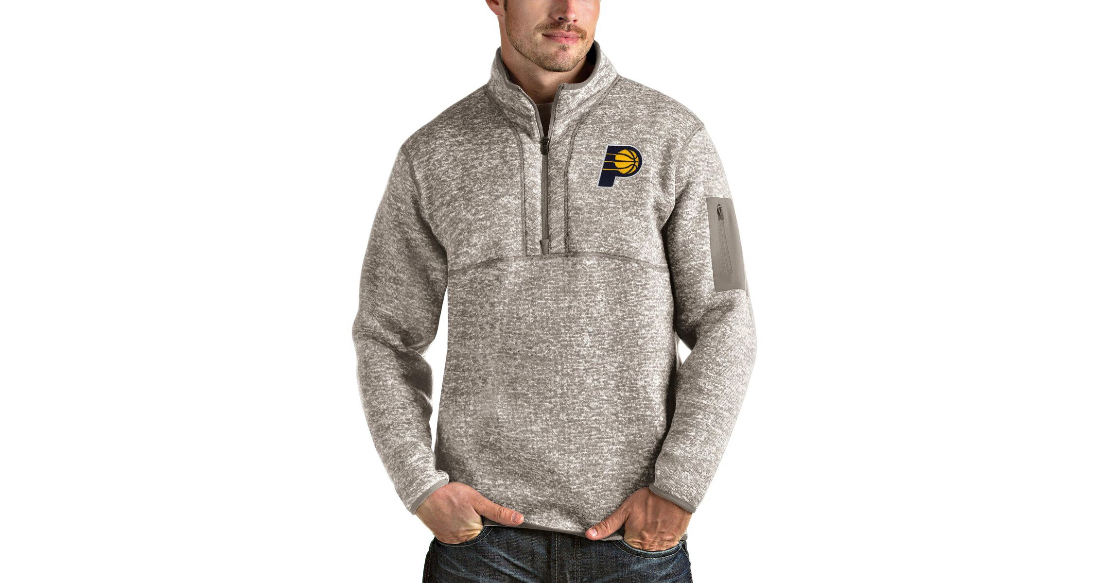 NBA Indiana Pacers Fortune Quarter-Zip Pullover Jacket
