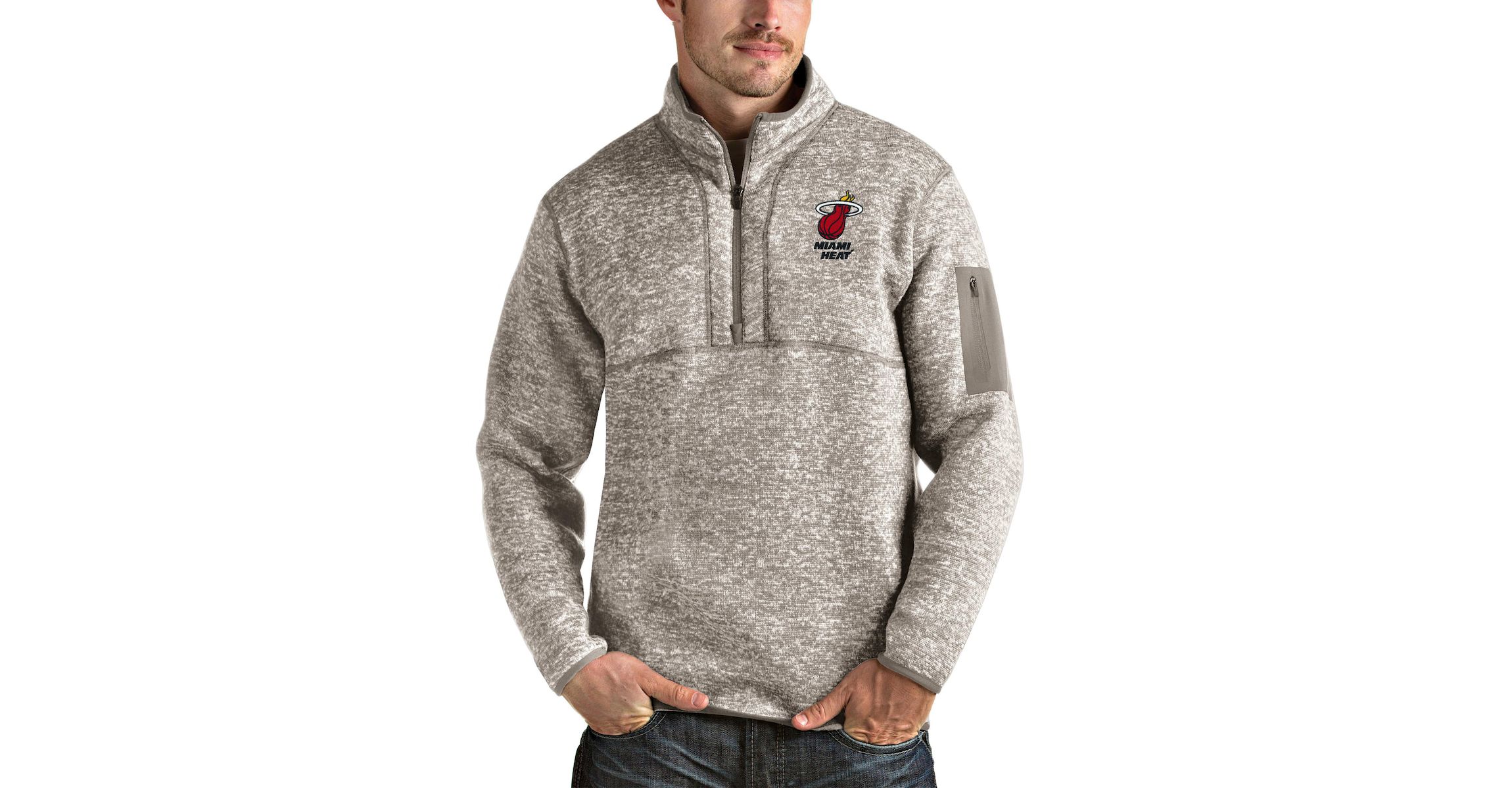 NBA Miami Heat Fortune Quarter-Zip Pullover Jacket