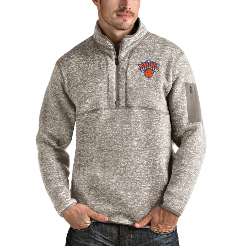 NBA New York Knicks Fortune Quarter-Zip Pullover Jacket
