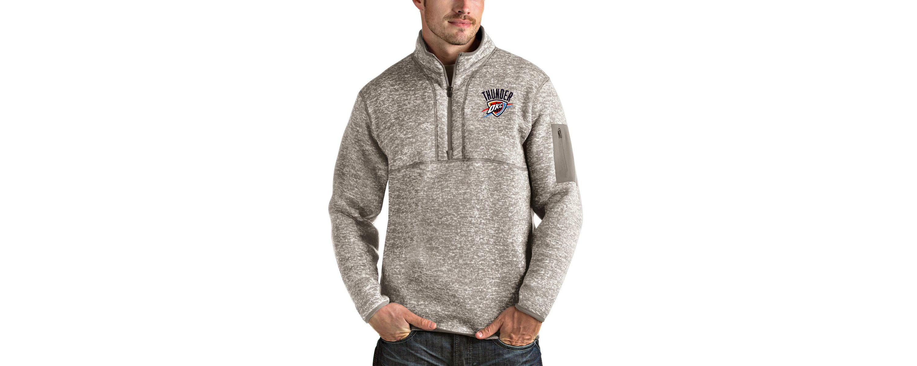 NBA Oklahoma City Thunder Fortune Quarter-Zip Pullover Jacket