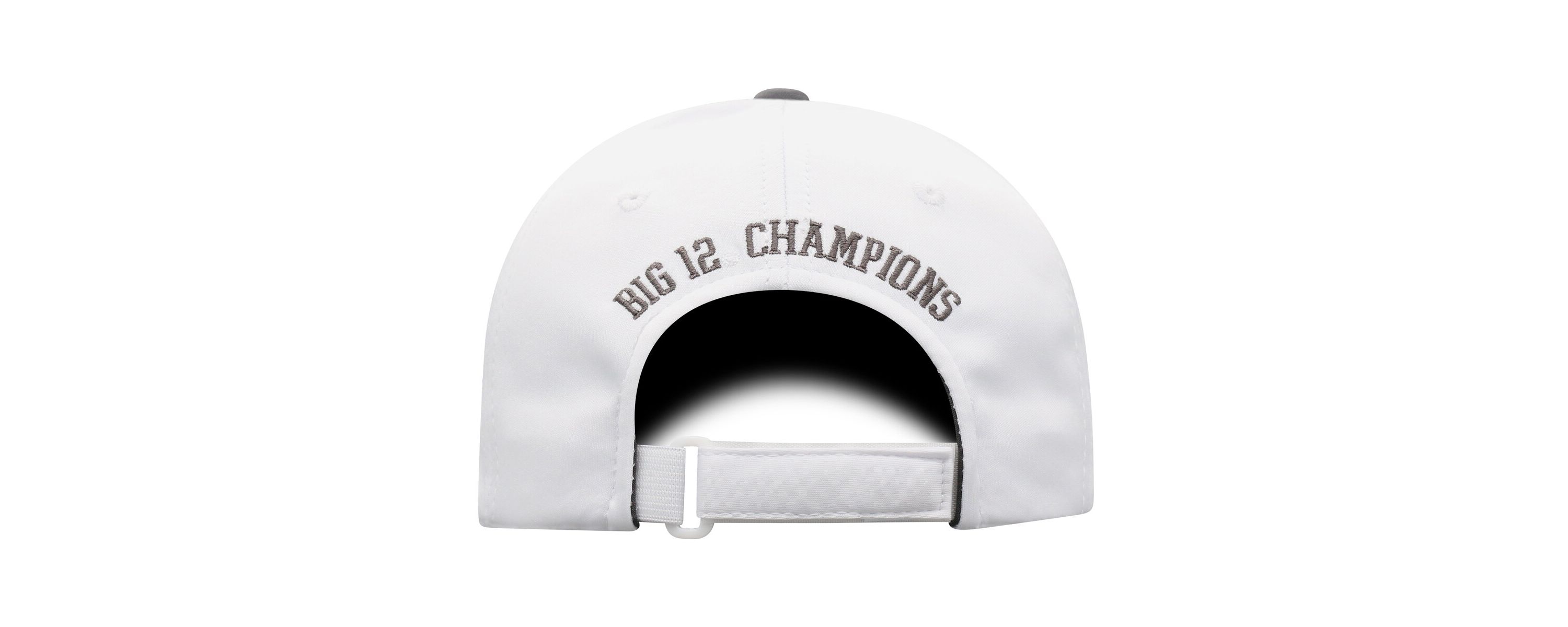 NCAA White/Gray Oklahoma Sooners 2019 Big 12 Football s Locker Room Adjustable Hat