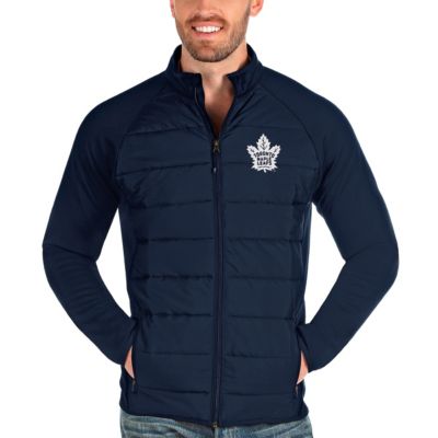 Antigua Men's NHL Toronto Maple Leafs Altitude Full-Zip Jacket, Navy Blue, Large -  0194440768566