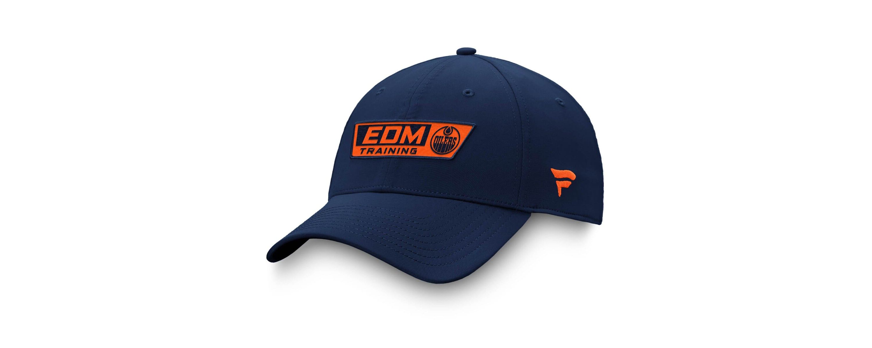 NHL Fanatics Edmonton Oilers Authentic Pro Training Camp Practice Flex Hat