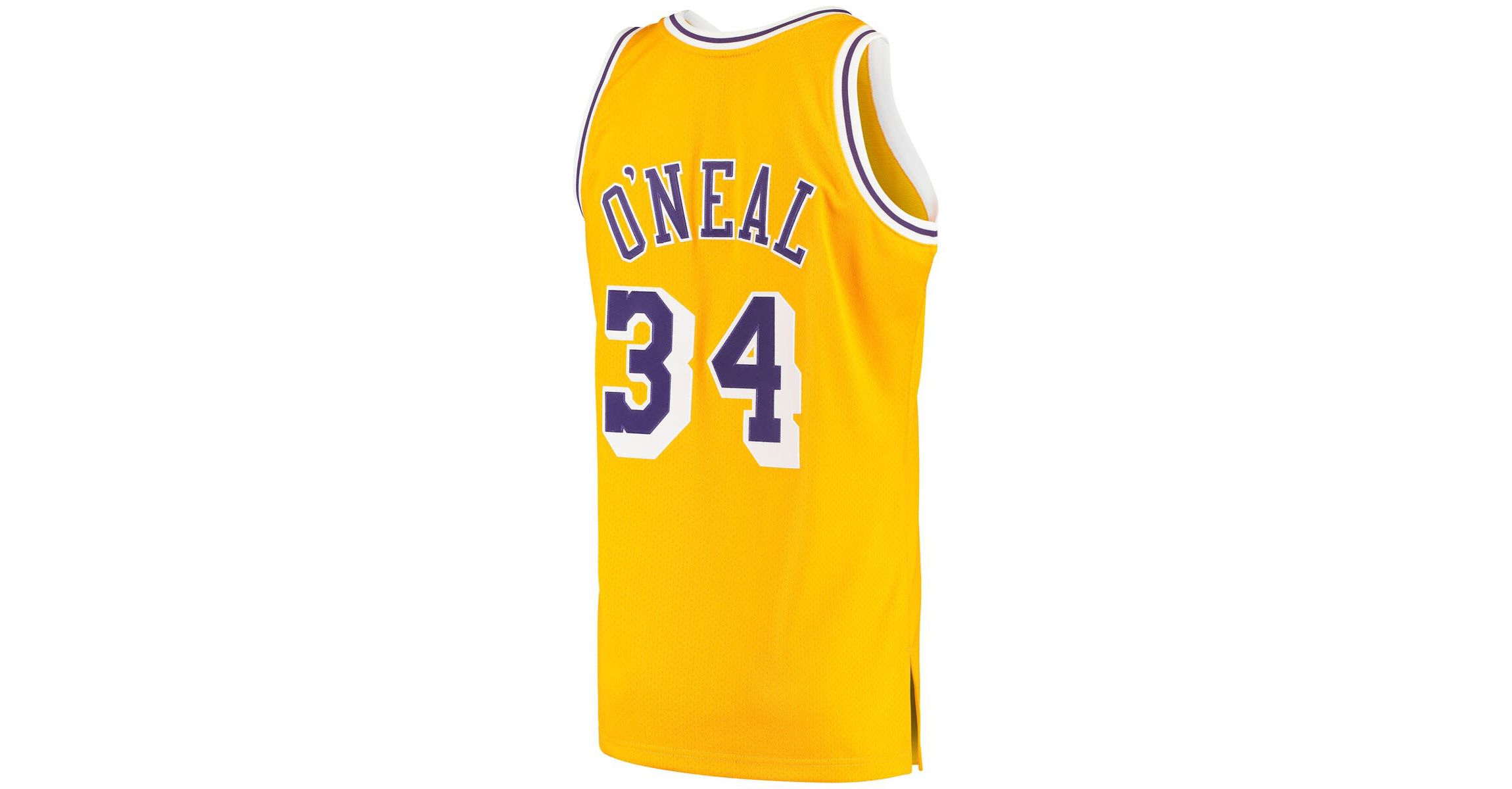 NBA Shaquille ONeal Los Angeles Lakers 1996/97 Hardwood Classics Authentic Jersey